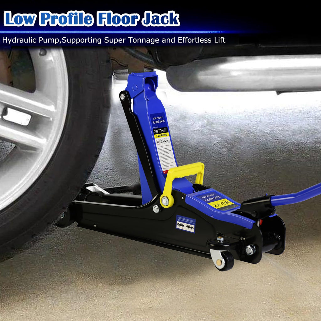 2 Ton Low Profile Hydraulic Steel Floor Jack H21288