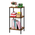 3 Tier Rustic Brown End Table T185249