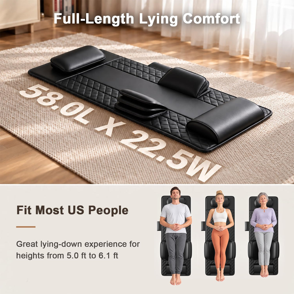 Foldable Full Body Massage Mat with Heat V506291