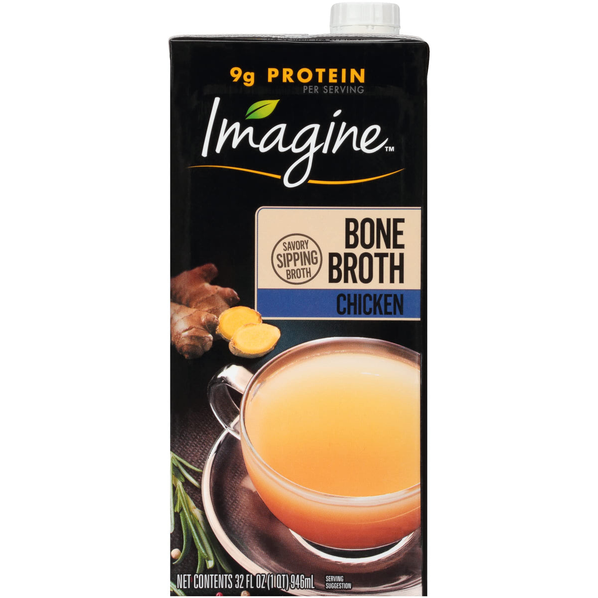 Organic Chicken Bone Broth 32 Oz (Pack of 12) O276322