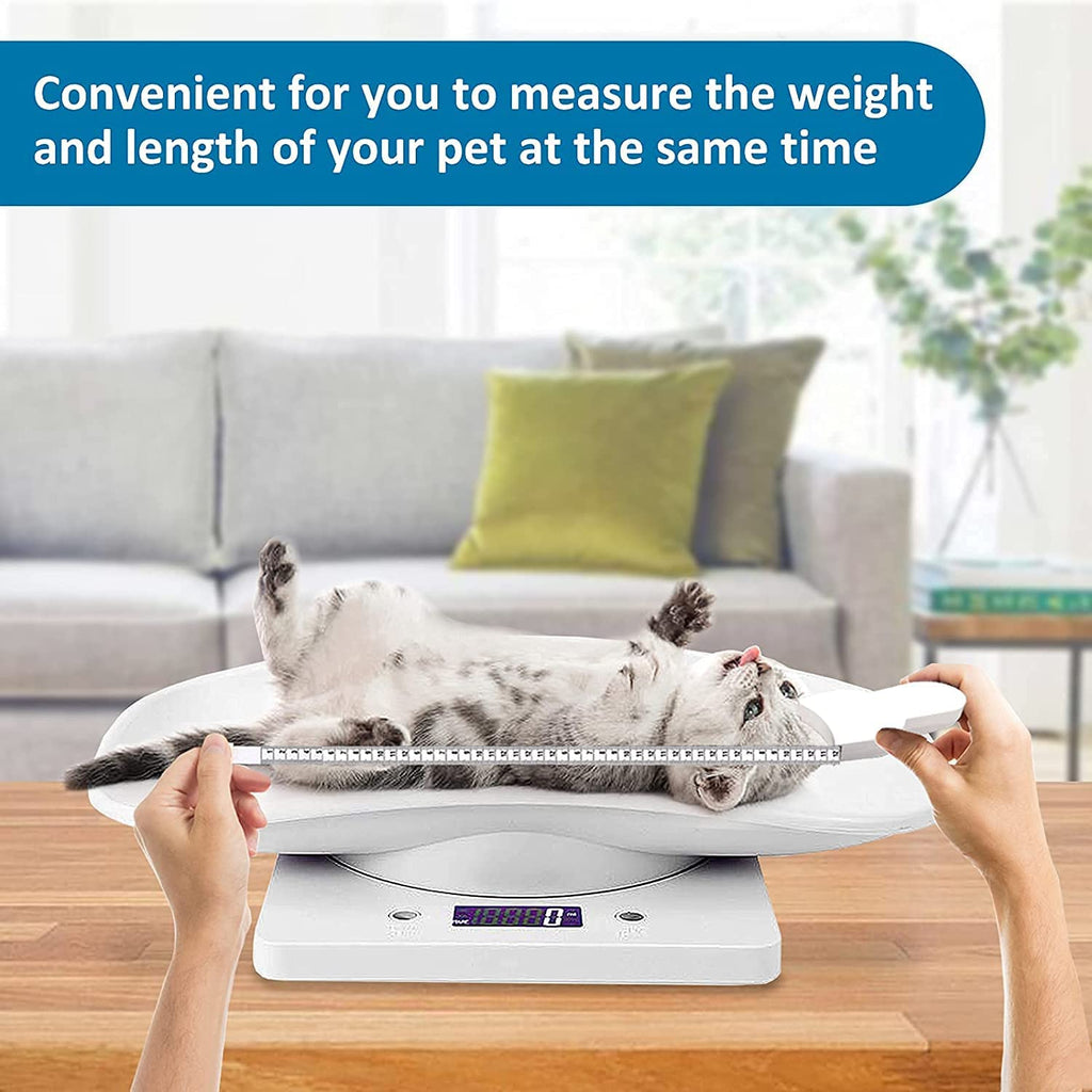 Digital Pet Scale with Removable Tray & Tape Measure G63343