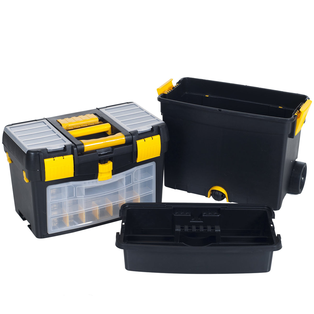 Portable Stackable Toolbox with Wheels and Drawers D5226