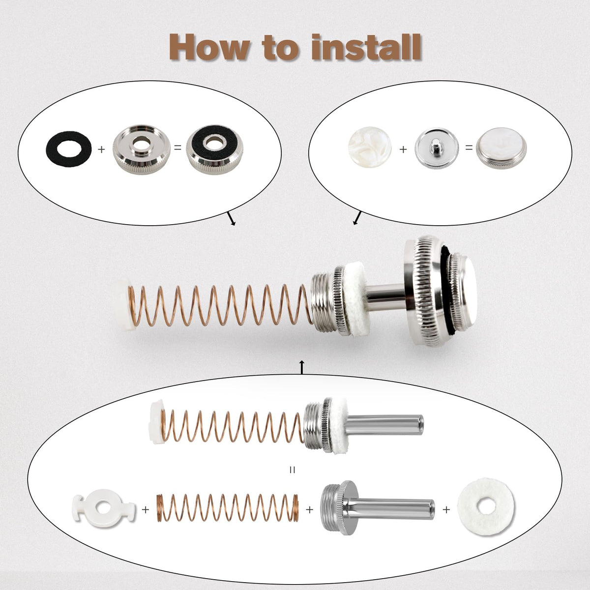 Trumpet Finger Button Repair Kit J99146