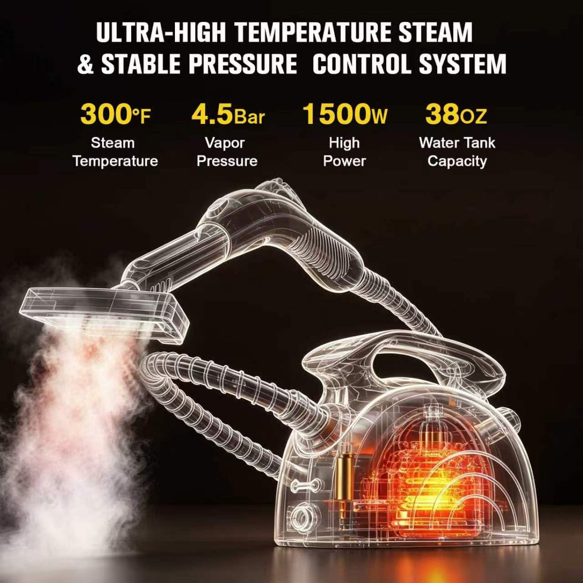 4.5 Bar 300°F Steam Cleaner B822633