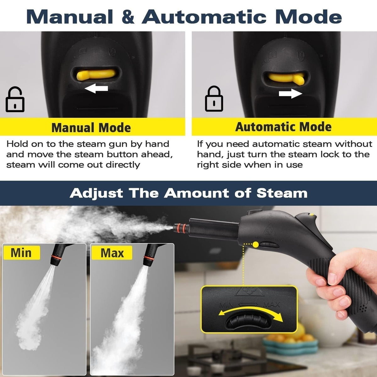 4.5 Bar 300°F Steam Cleaner B822633