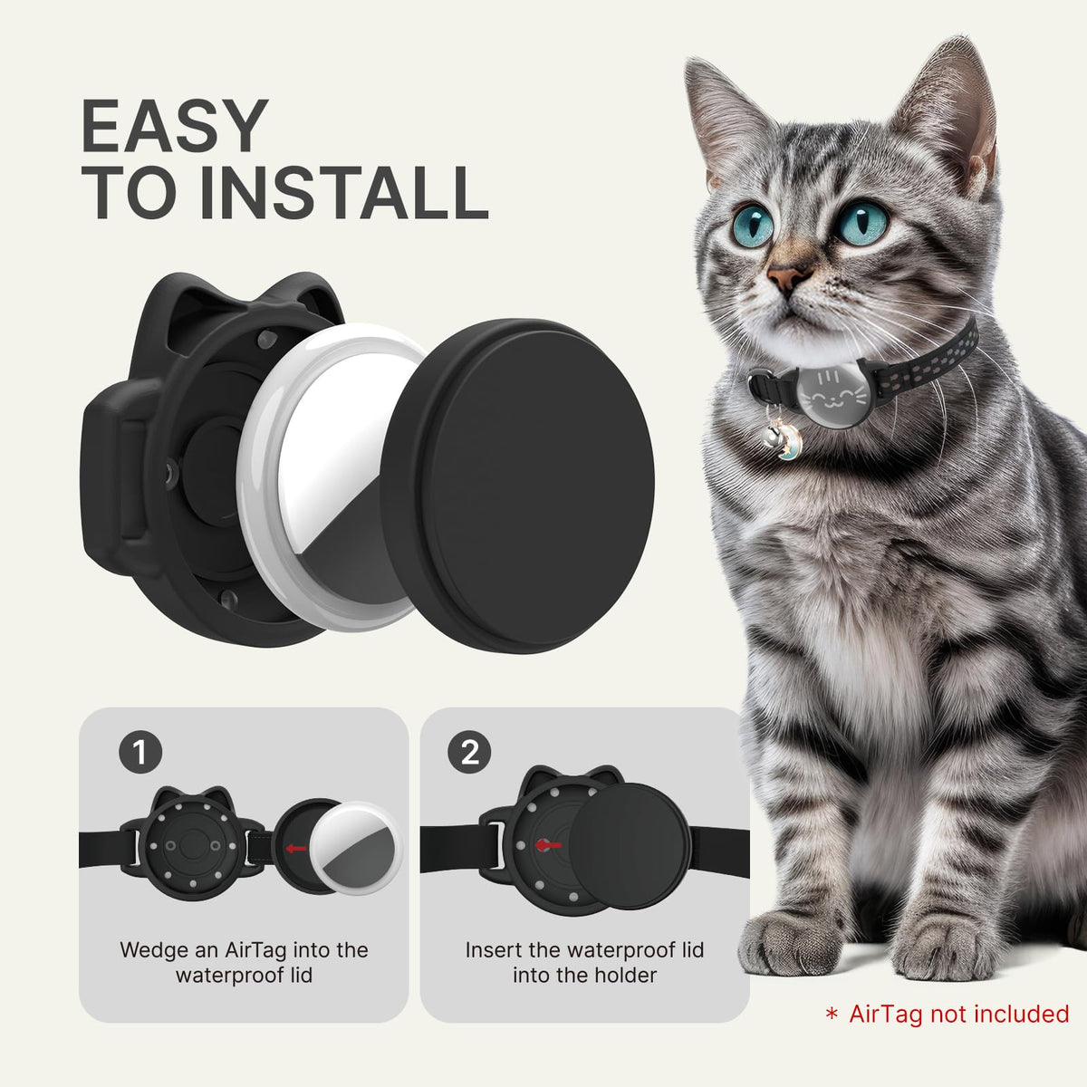 Reflective Breakaway Cat Collar with Bell L286769