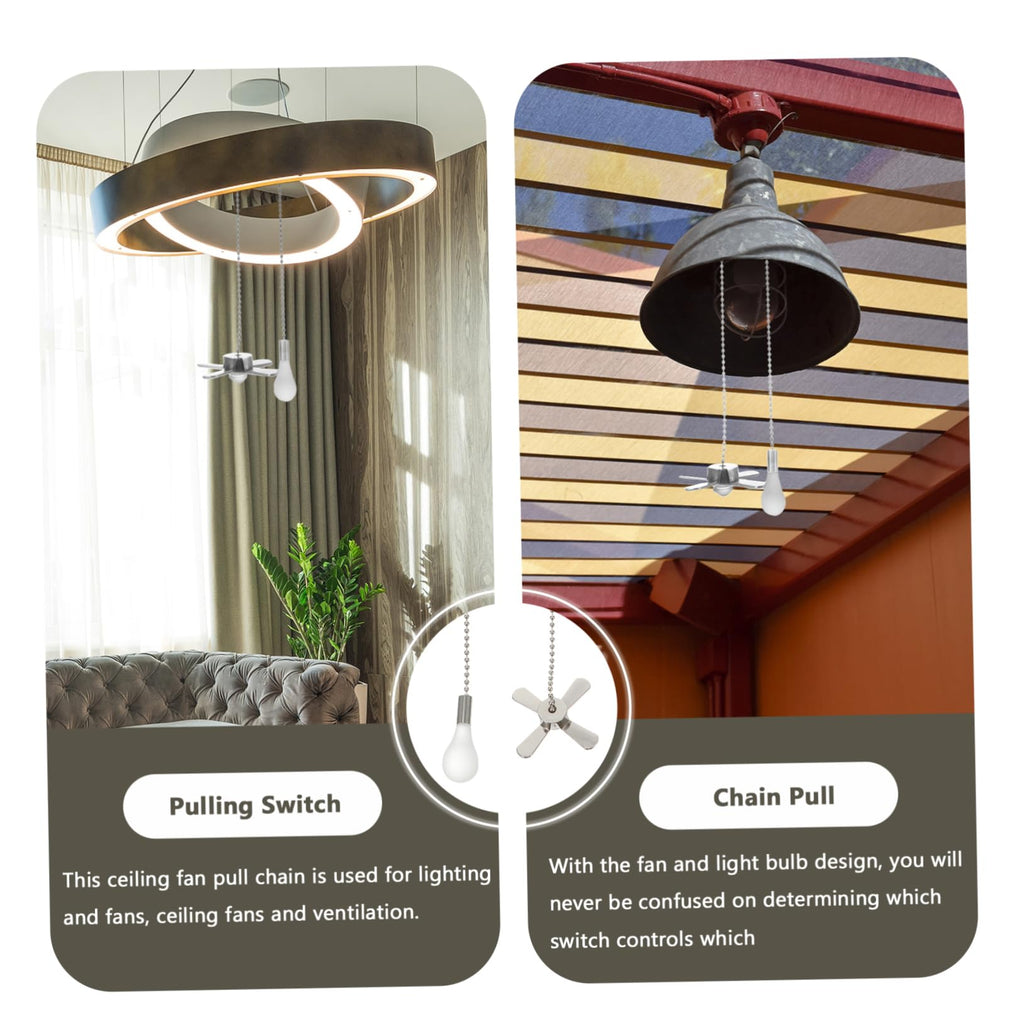 Ceiling Fan Pull Chain Extension 2Pcs N481