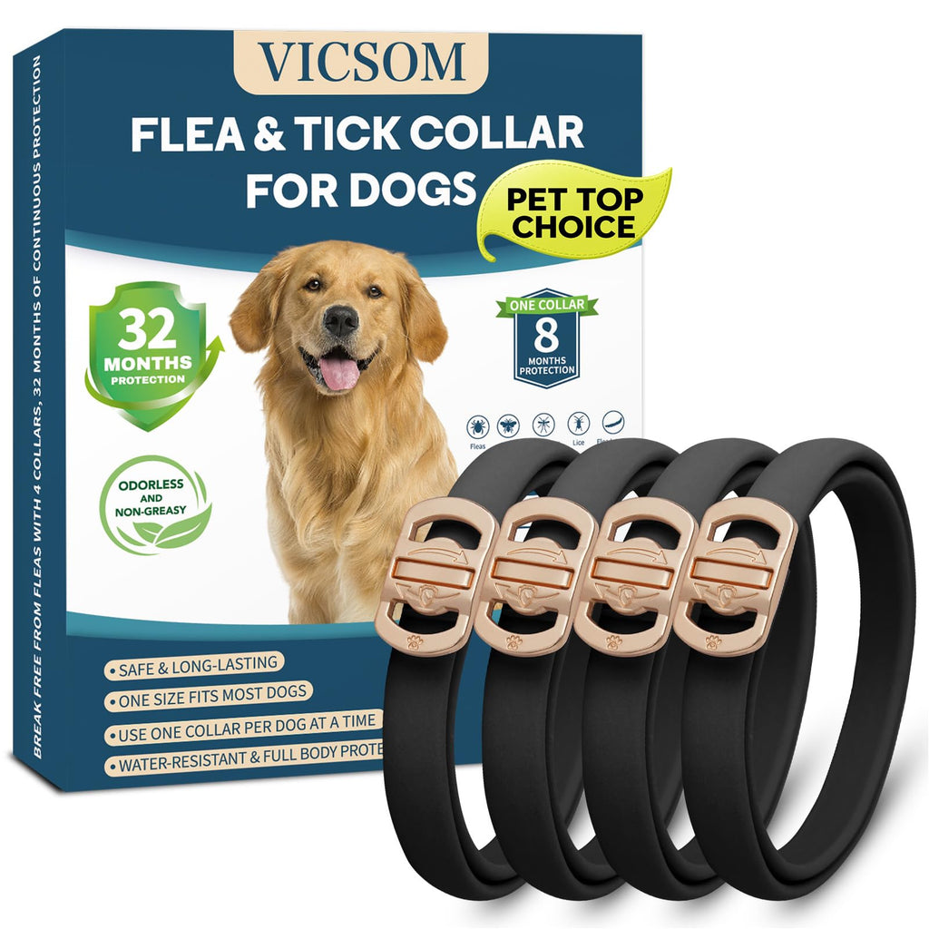Flea Collar for Dogs 4 Pack L2385