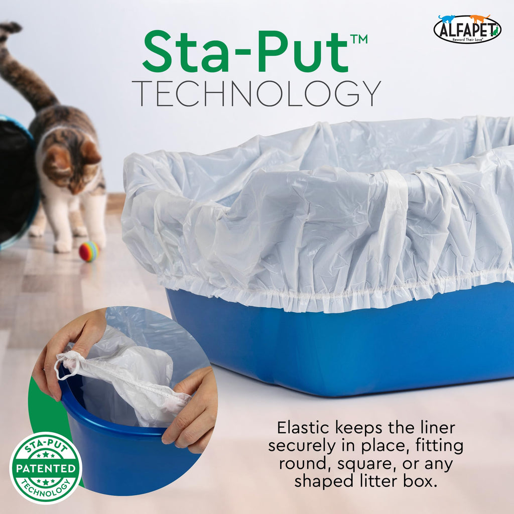 Super Jumbo 15Count Tear-Resistant Waterproof Cat Litter Box Liners B620