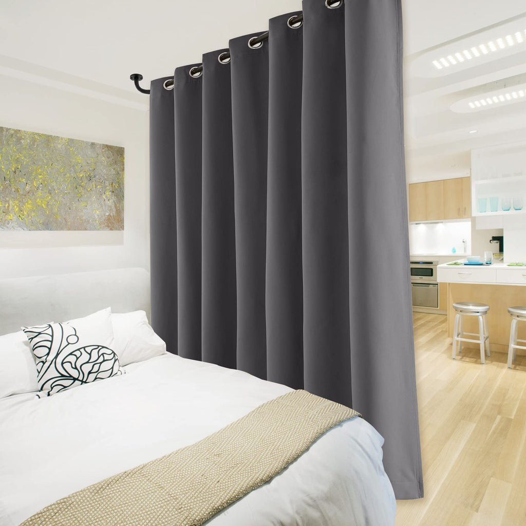 Gray 1 Panel 100 x 84 Inch Patio Door Curtain O95550