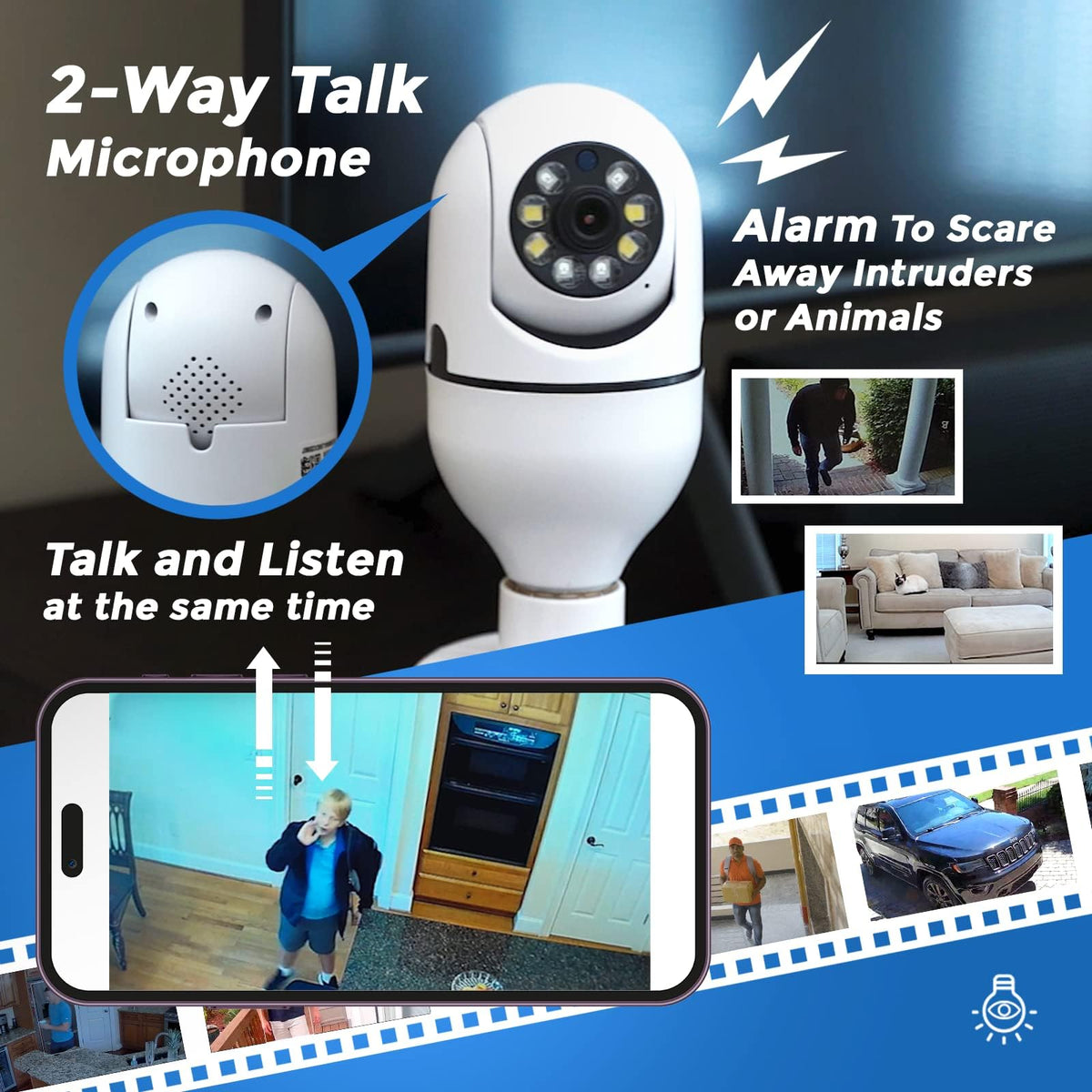1080P HD WiFi Security Camera with Night Vision X861688