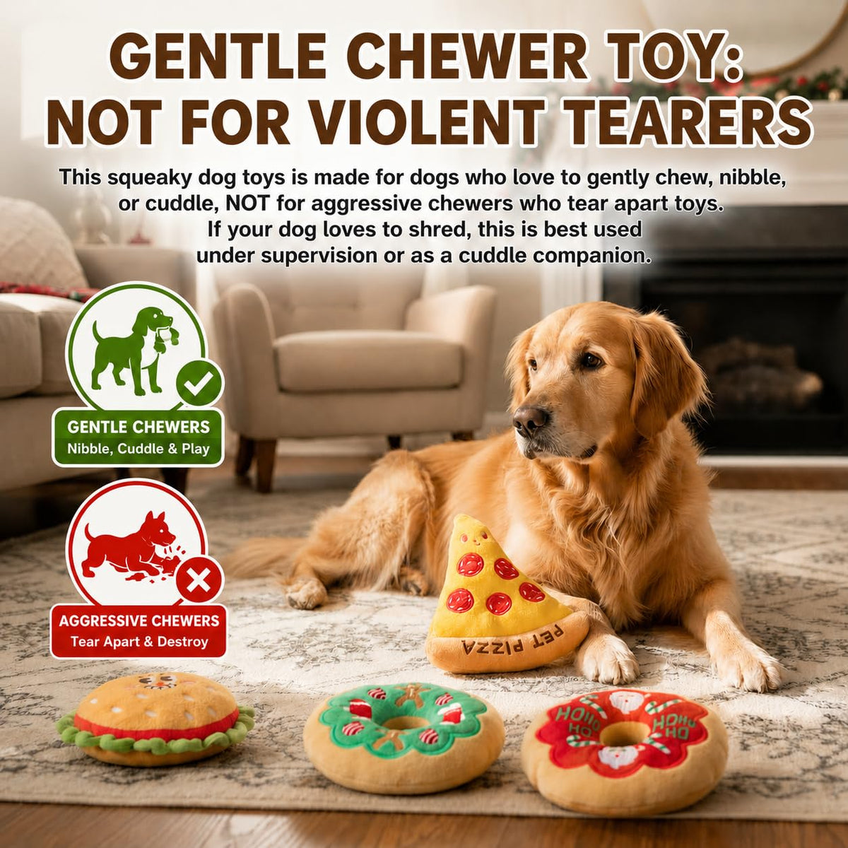 Plush Squeak Toy 1 Pack Z59220