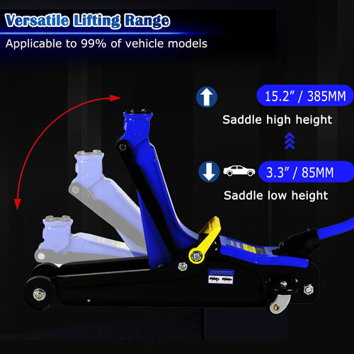 2 Ton Low Profile Hydraulic Steel Floor Jack H21288