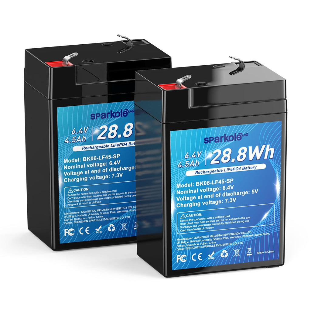 4.5Ah LiFePO4 Battery 2 Pack J235428