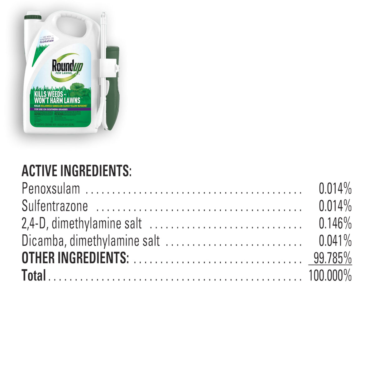 Roundup for Lawns4 Ready-to-Use 1 gal. J497