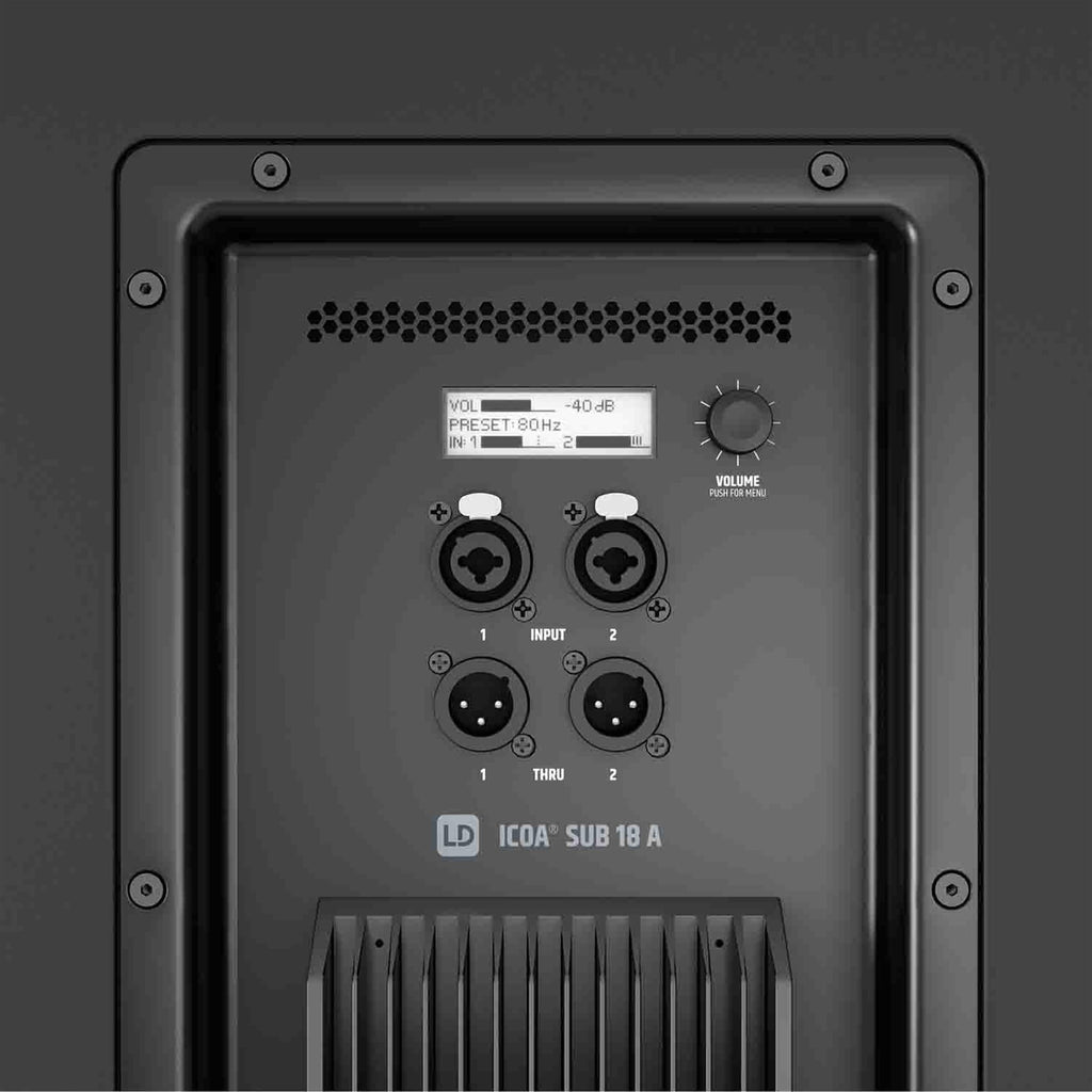 Powered 18 Inch Bass Reflex PA Subwoofer F13104