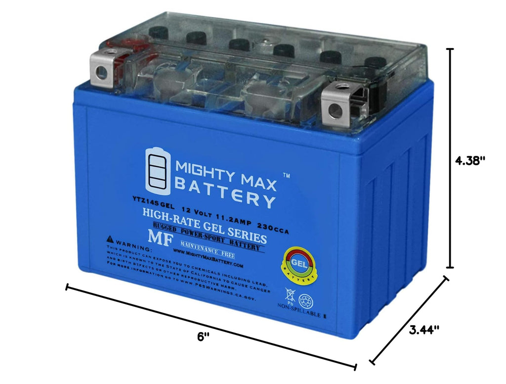 12V 11.2AH 230CCA GEL Replacement Battery G54790