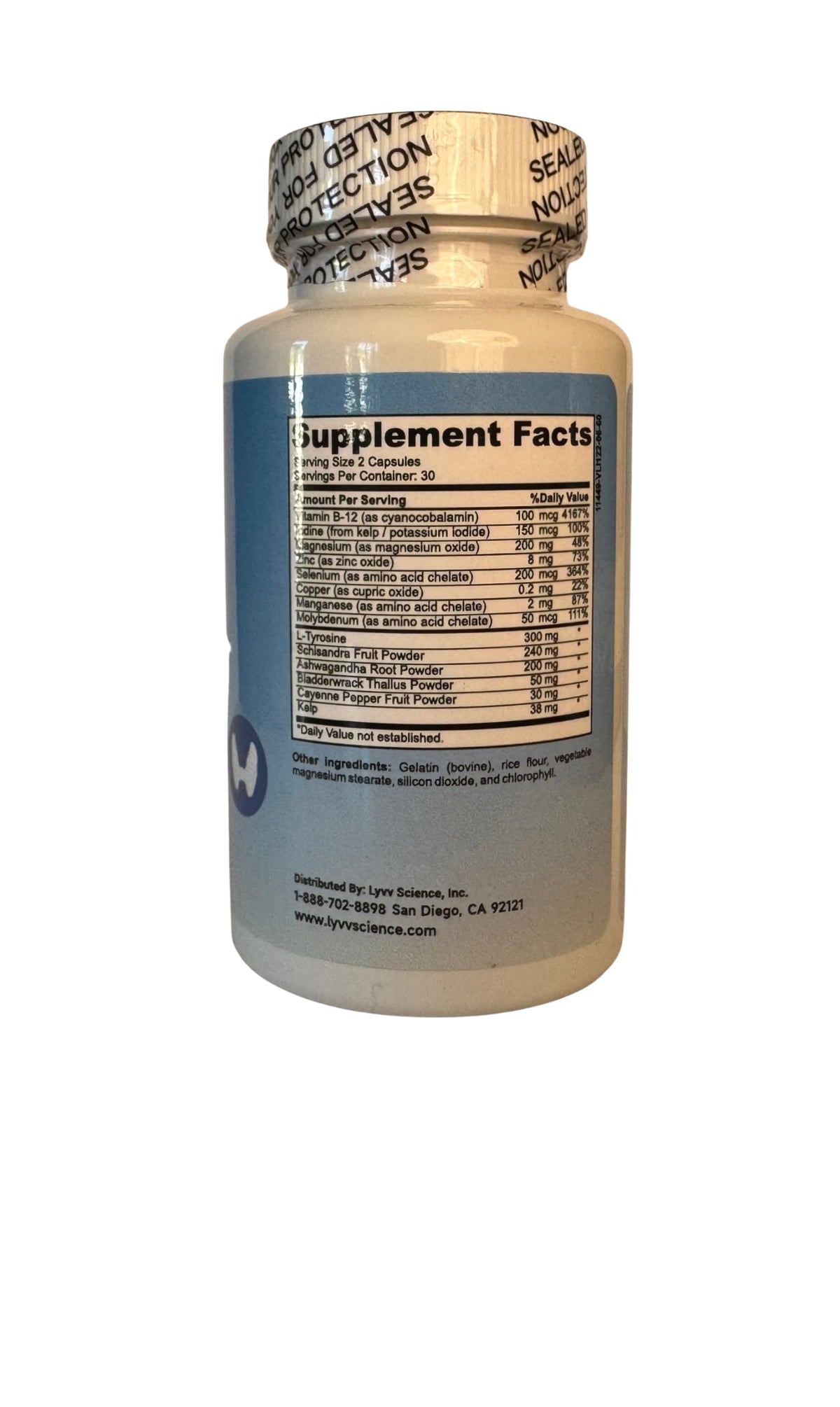 Thyroid Support Supplement Capsules T607359