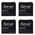 6V 210AH Dual Terminal SLA Replacement Battery 4 Pack K990