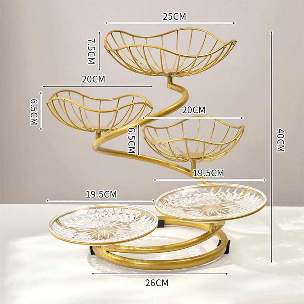 5 Tier Metal Wire Fruit Basket U162