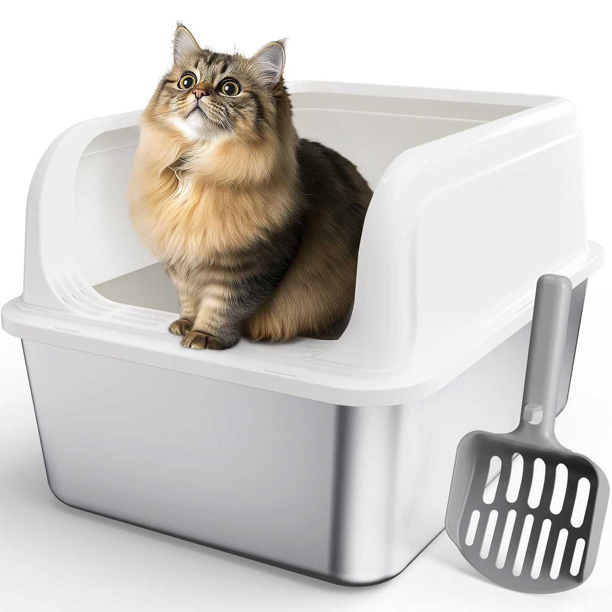 Stainless Steel Cat Litter Box P797148