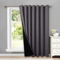 Gray 1 Panel 100 x 84 Inch Patio Door Curtain O95550