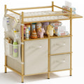 Bamboo Baby Changing Table with 3 Drawers C491