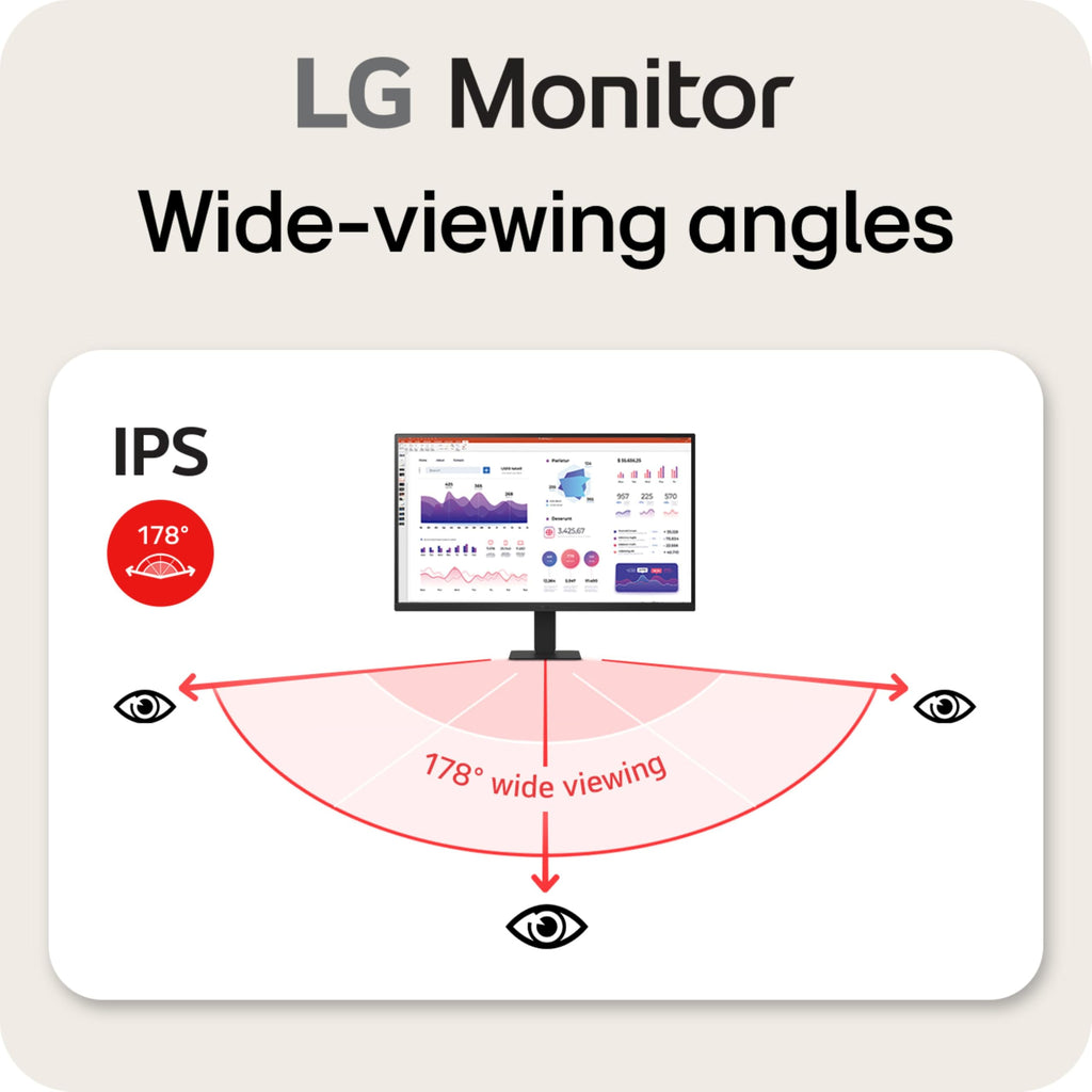 32-inch QHD IPS Computer Monitor, 100Hz, Black B6905