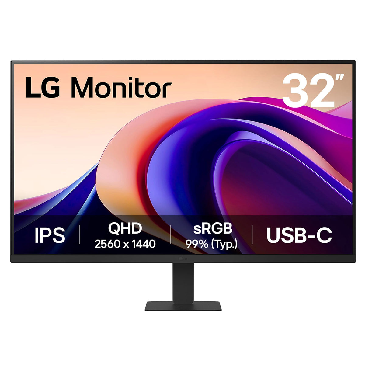 32-inch QHD IPS Computer Monitor, 100Hz, Black B6905