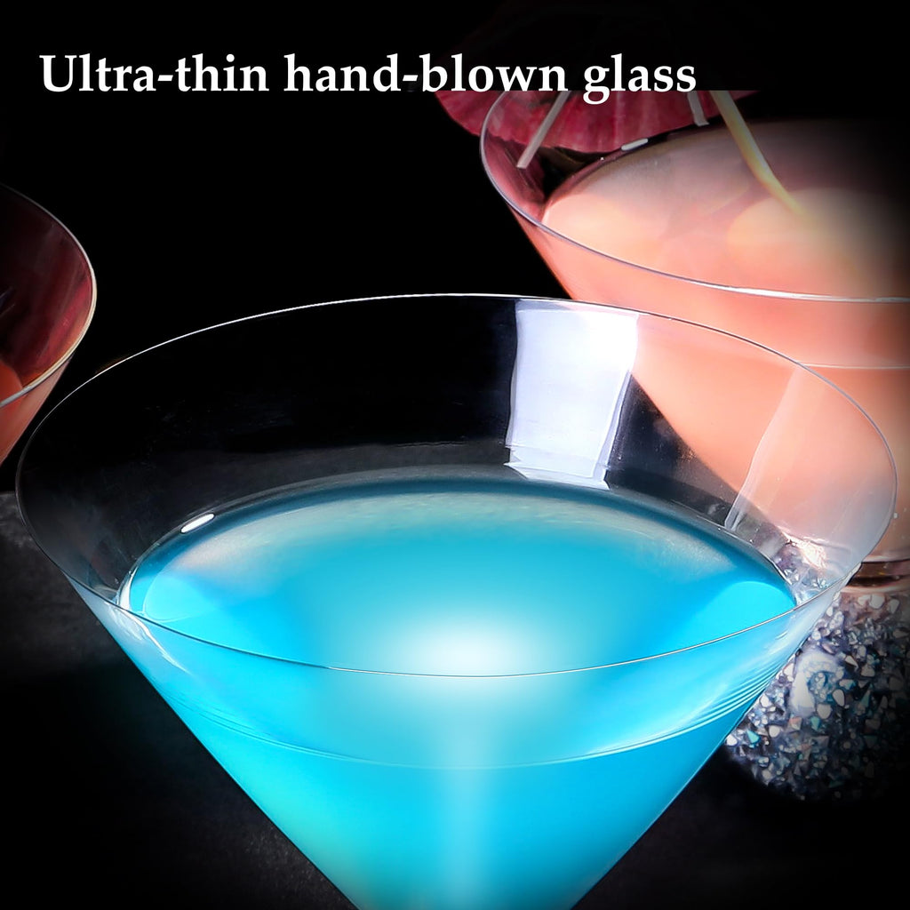10oz Stemless Martini Glasses Set of 4 A3014