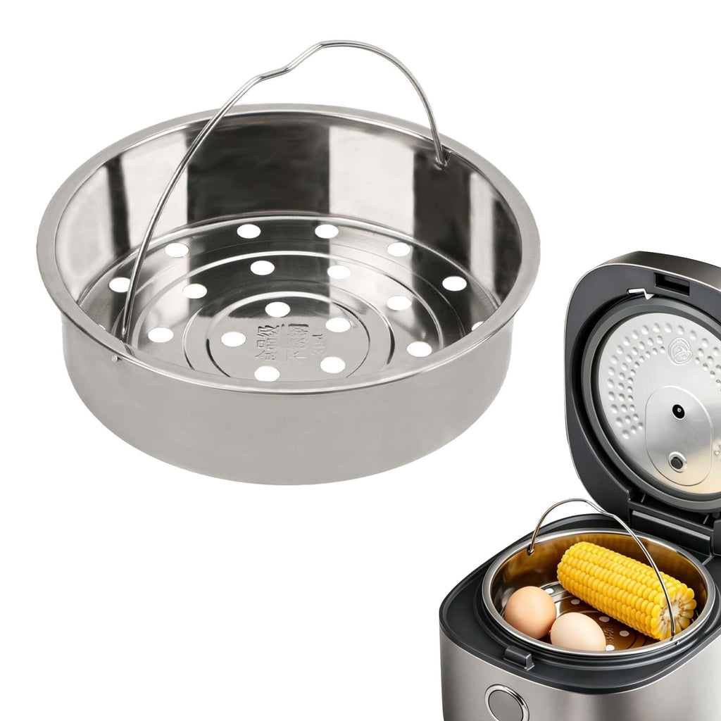 304 Stainless Steel Steamer Basket with Handle Q774695