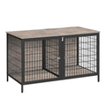 Greige Dog Crate Furniture L91011