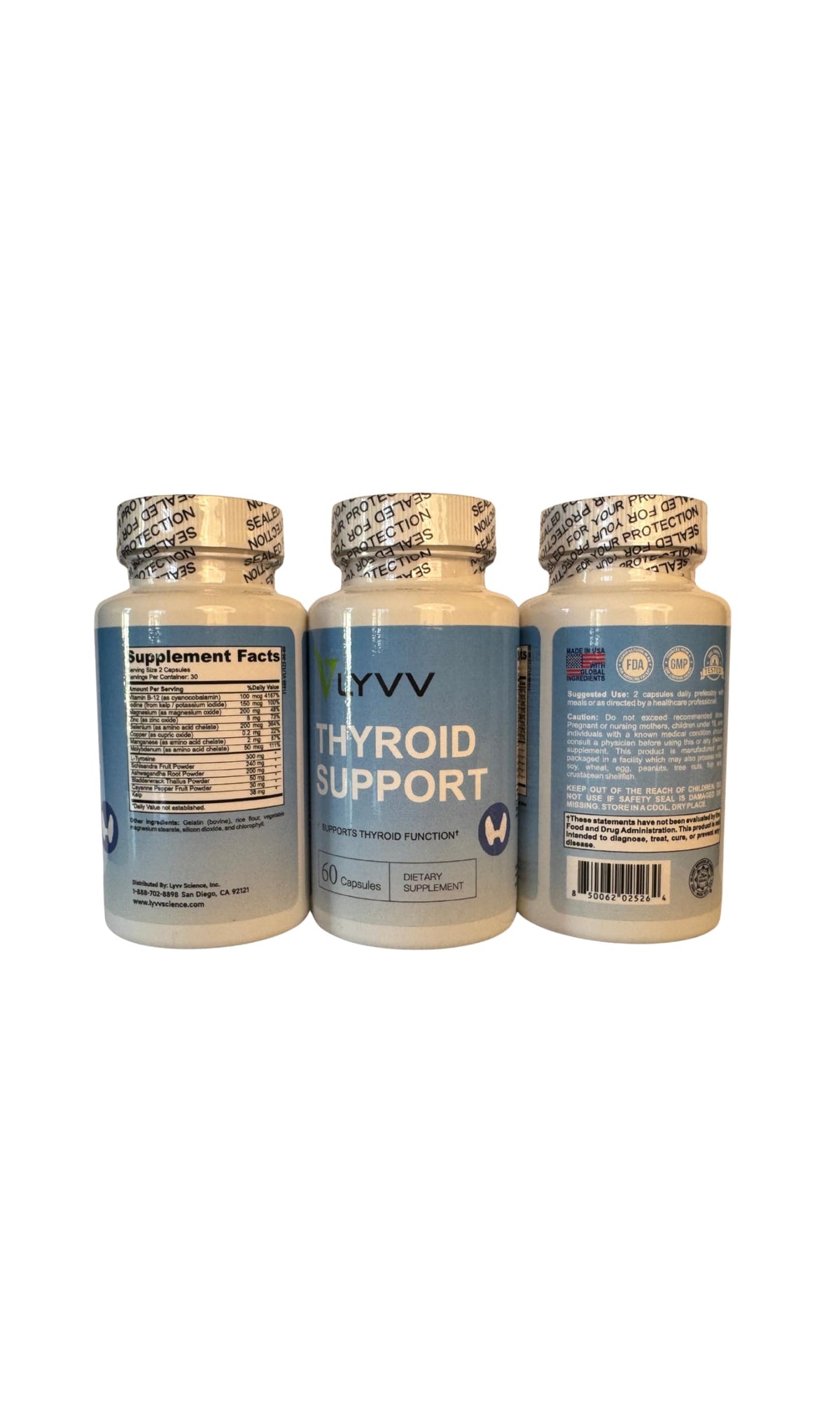 Thyroid Support Supplement Capsules T607359