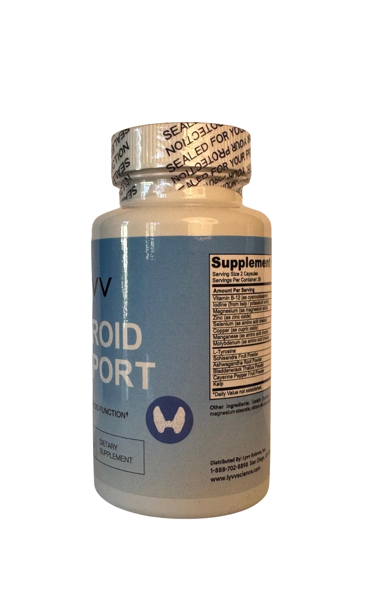 Thyroid Support Supplement Capsules T607359