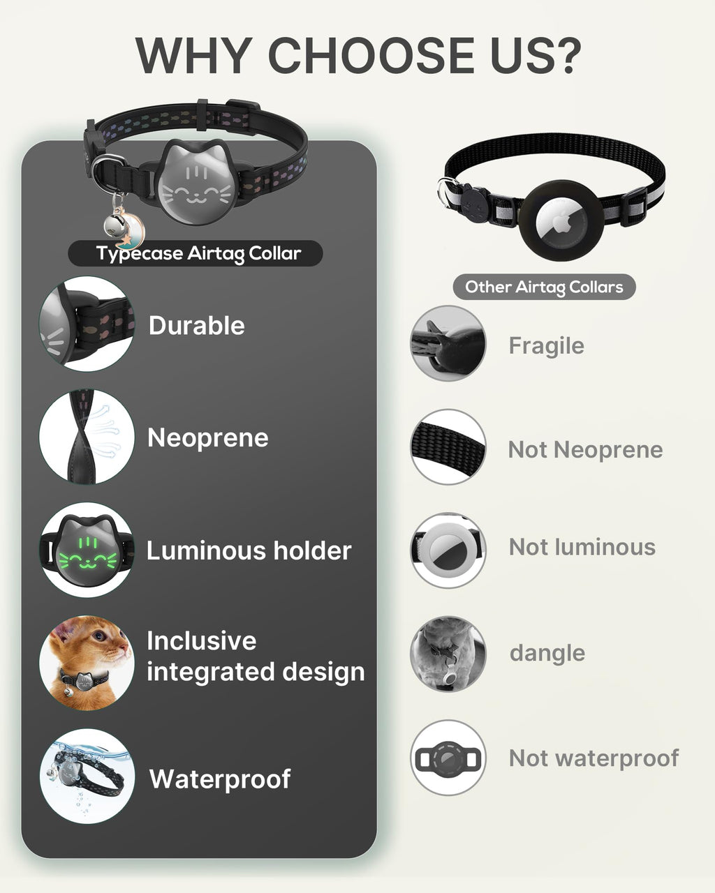 Reflective Breakaway Cat Collar with Bell L286769
