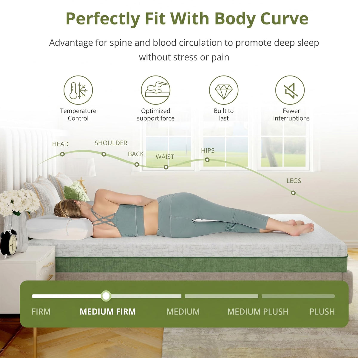 6 Inch Twin Size Cooling Gel Memory Foam Mattress N579