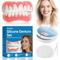 Silicone Denture Set Upper Lower Full Teeth W286953