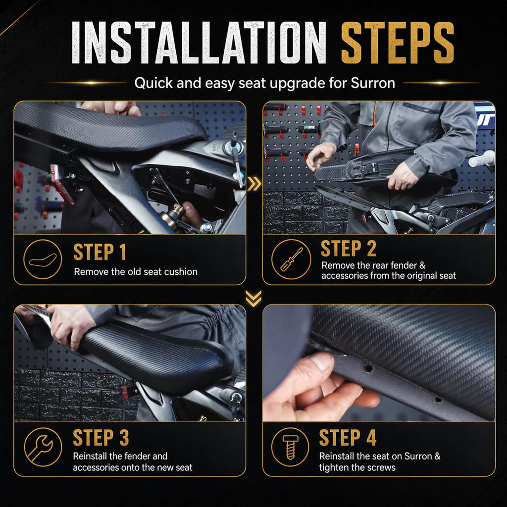 Electric Dirt Bike Seat Cushion V175685