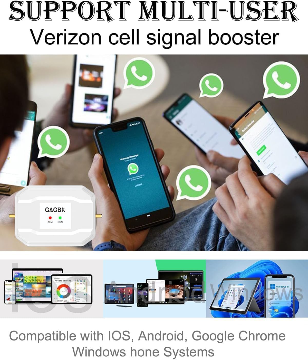 Cell Phone Signal Booster 5G 4G LTE Band 13 C1078
