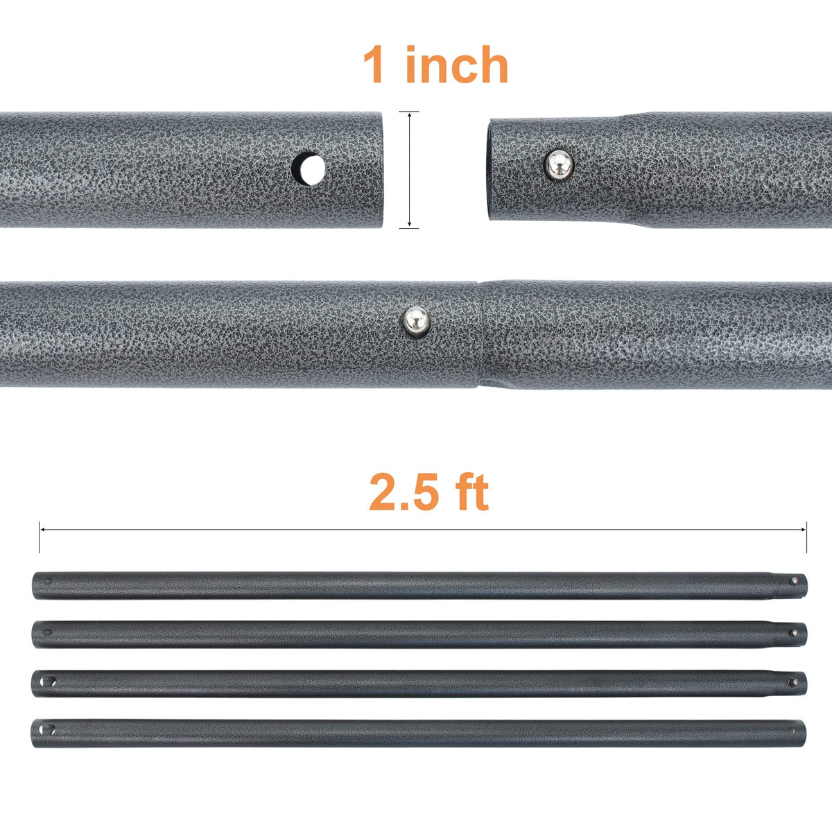 10Ft Adjustable Background Stand Backdrop Support System Kit with Carry Bag U162837