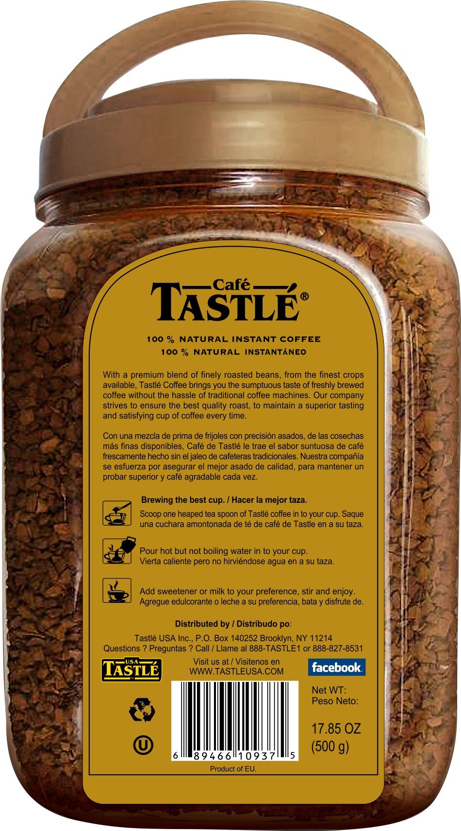 Gold Freeze Dried Instant Coffee 17.85 Ounce A257