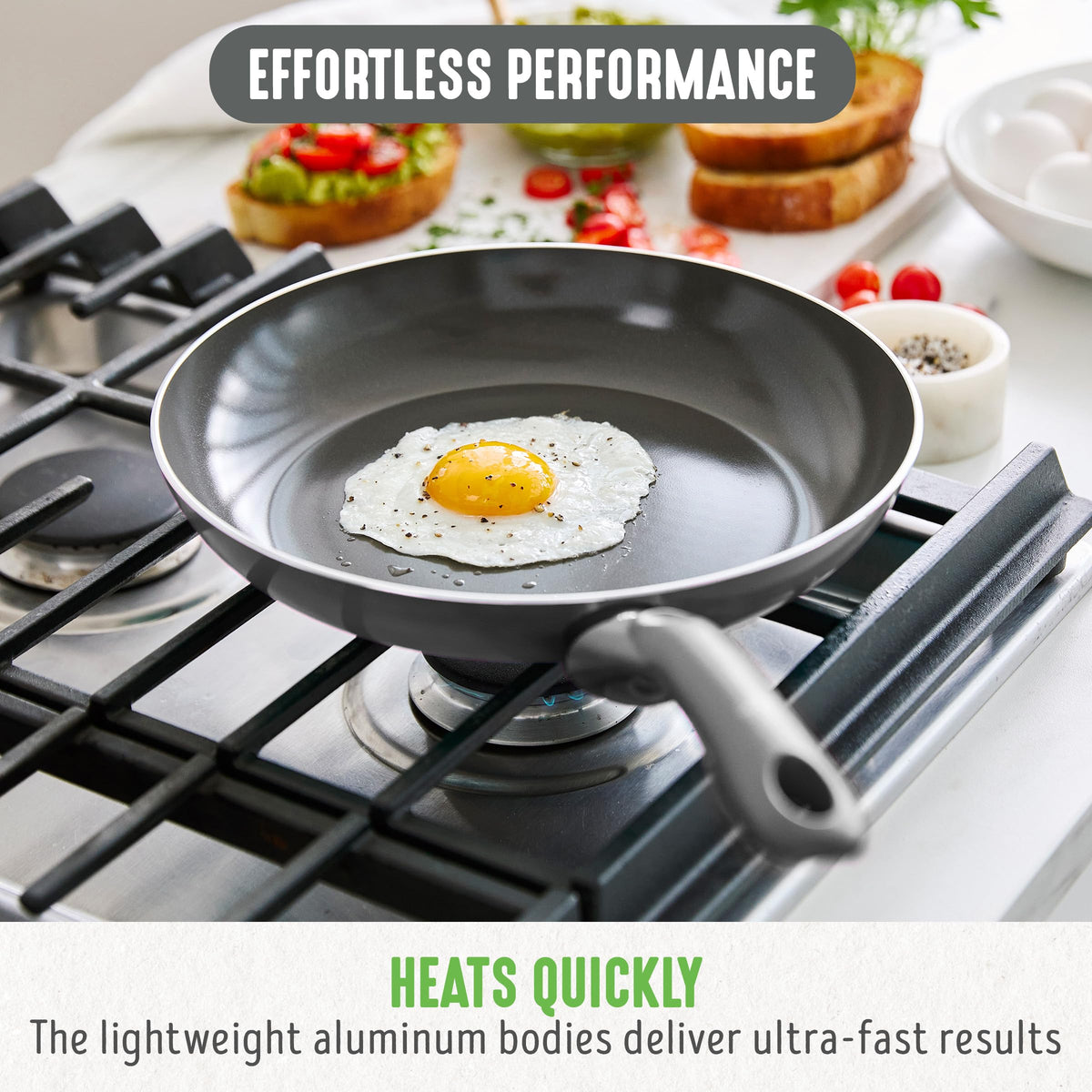 12 Piece Ceramic Nonstick Cookware Set Z855934
