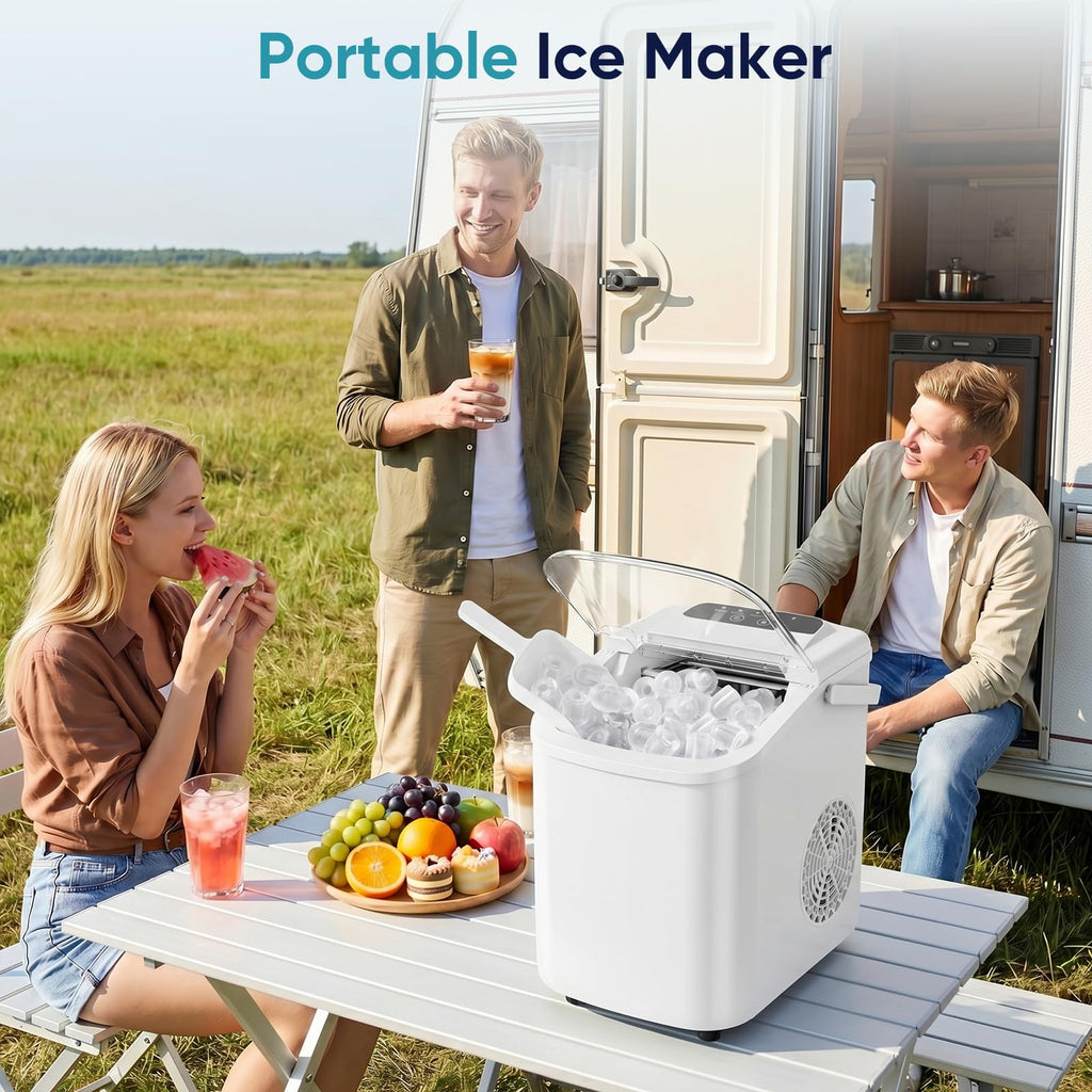 Countertop Ice Maker with Portable Handle C81187