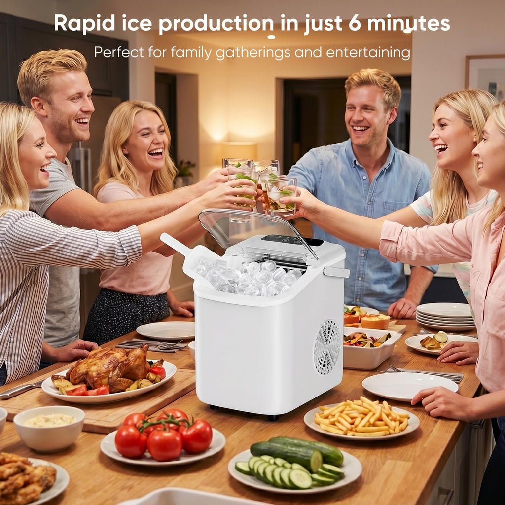 Countertop Ice Maker with Portable Handle C81187