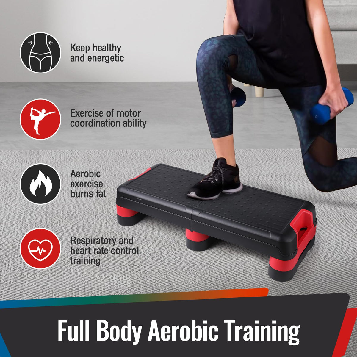 33.5" Foldable Aerobic Step Platform M583412