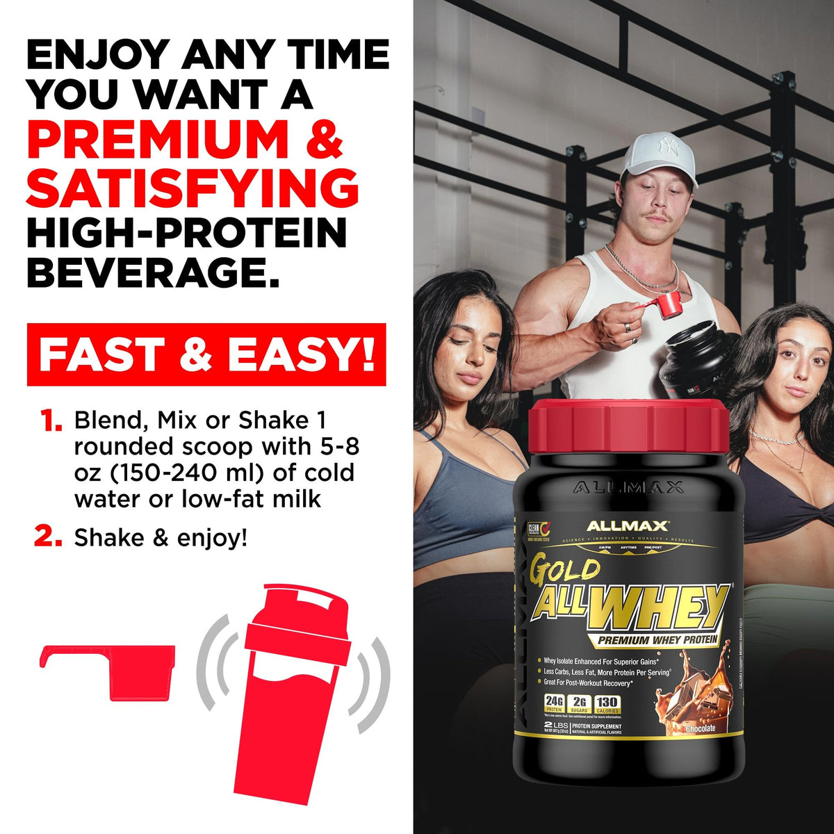 Whey Protein Powder Chocolate Peanut Butter 5 lb G5642