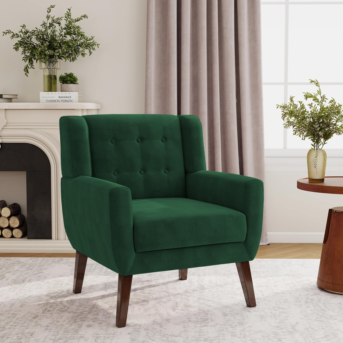 Velvet Accent Chairs Set of 2 R33944