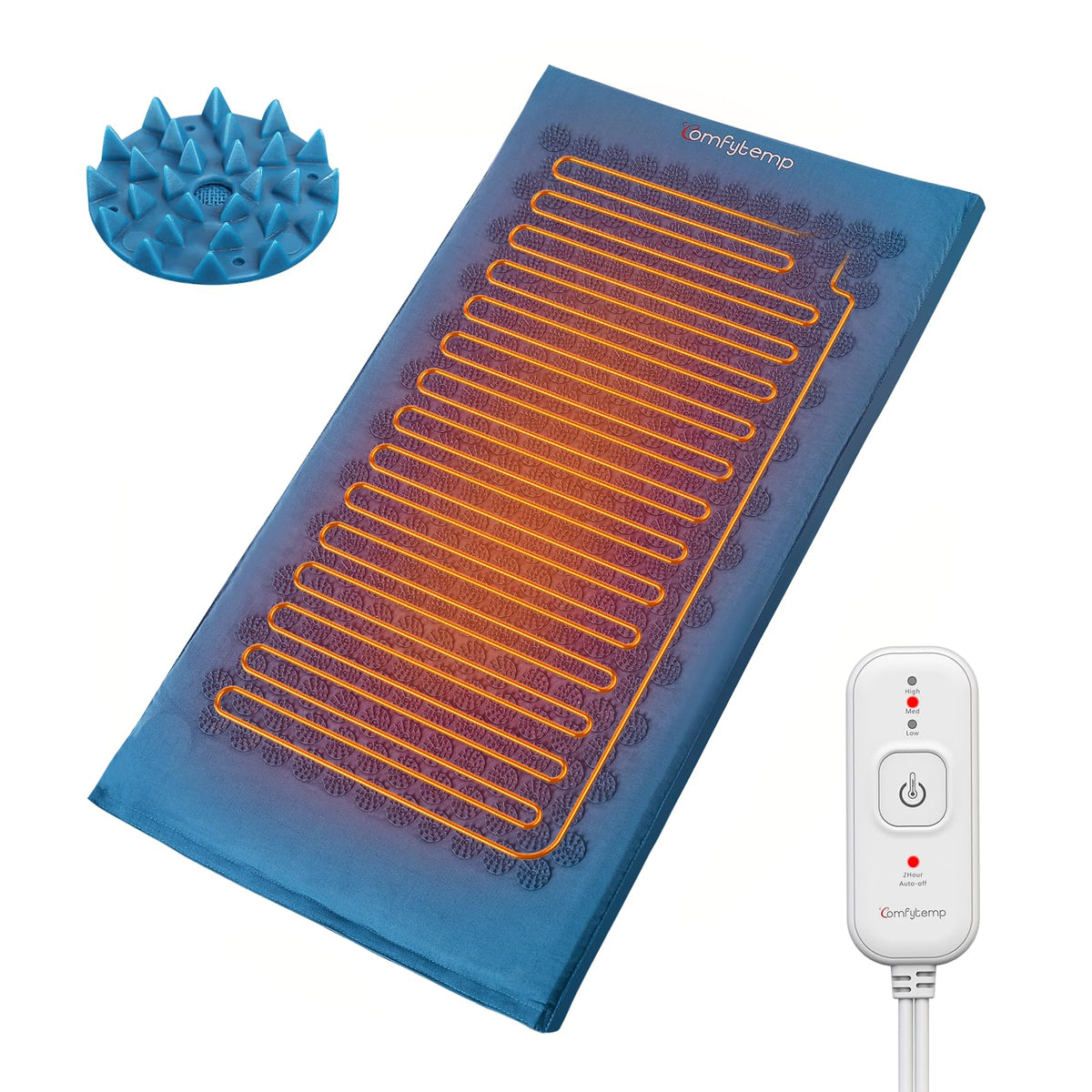 Heated Acupressure Mat 17"x33" Z579696