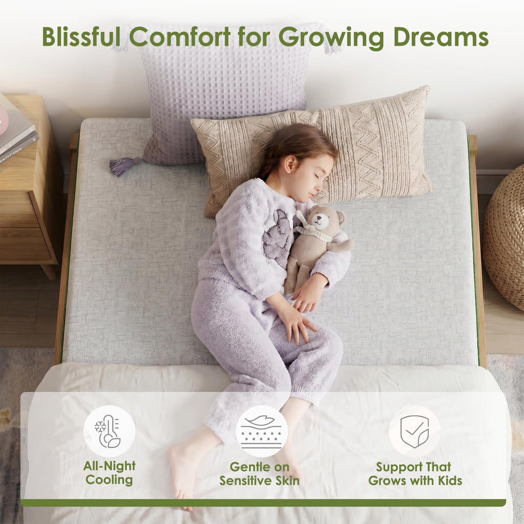6 Inch Twin Size Cooling Gel Memory Foam Mattress N579