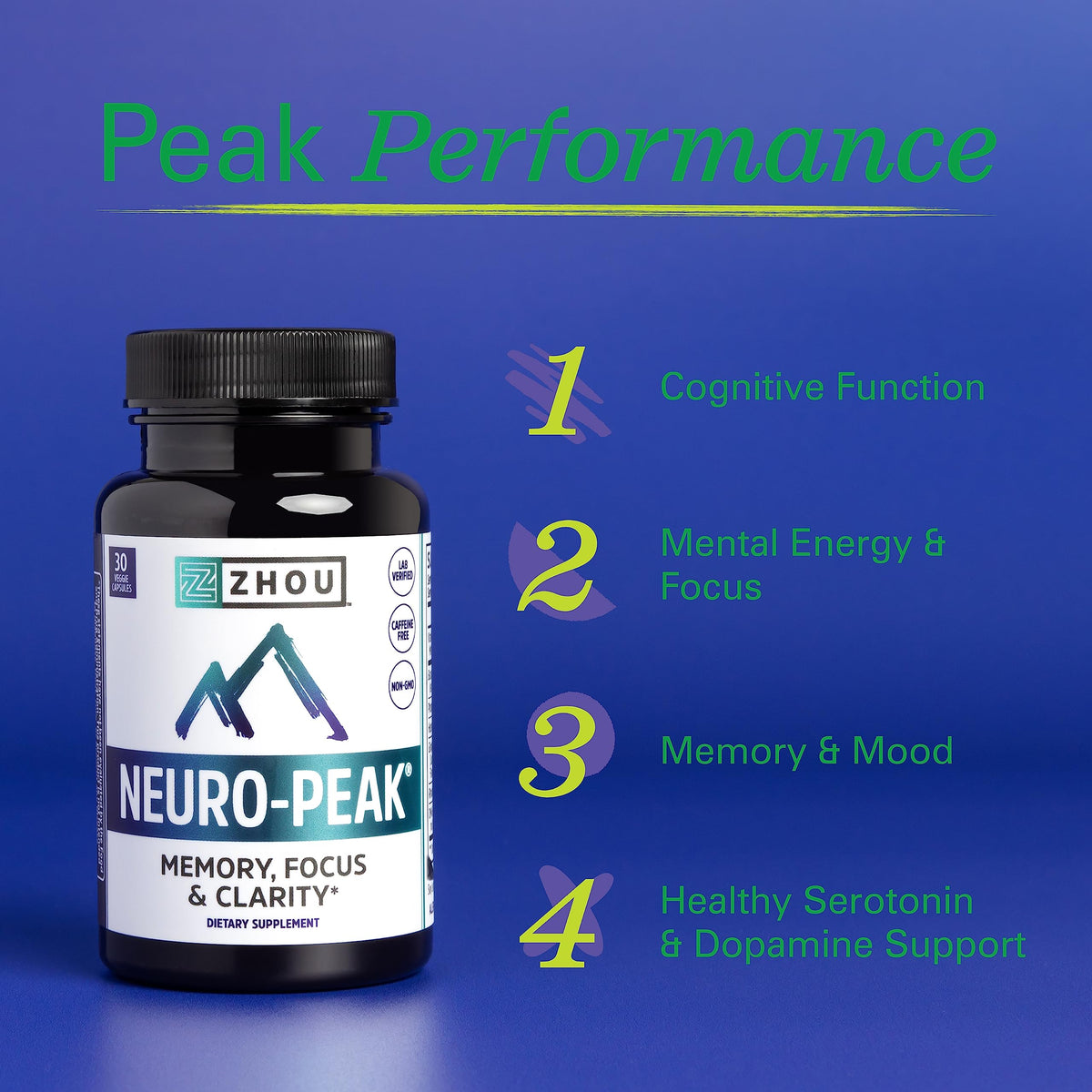 Brain Vitamins 30 Veggie Capsules P35324
